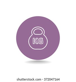 weight kg icon
