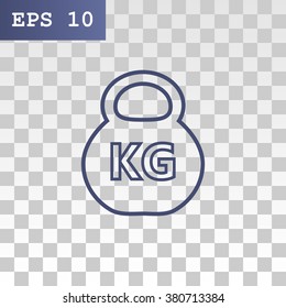 weight kg icon