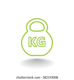 weight kg icon