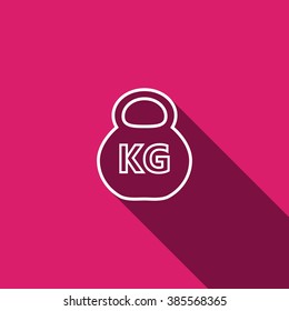 weight kg icon