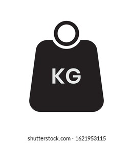 Weight kg icon can be used for applications or websites