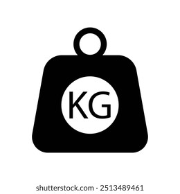 weight kg icon logo symbol vector design illustration