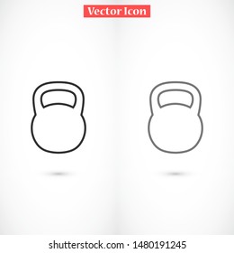 Weight kg vector icon. weight for sport badge. home study weight badge. gym weight badge.10 eps icon icons. flat icon design.