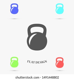 Weight kg vector icon. weight for sport badge. gym weight badge.10 eps icon icons. flat icon design.