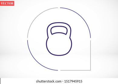 Weight kg vector icon. weight for sport badge. home study weight badge. gym weight badge.10 eps icon icons. flat icon design.