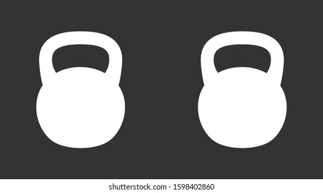Weight kg vector icon. weight for sport badge. home study weight badge. gym weight badge.10 eps icon icons. flat icon design.