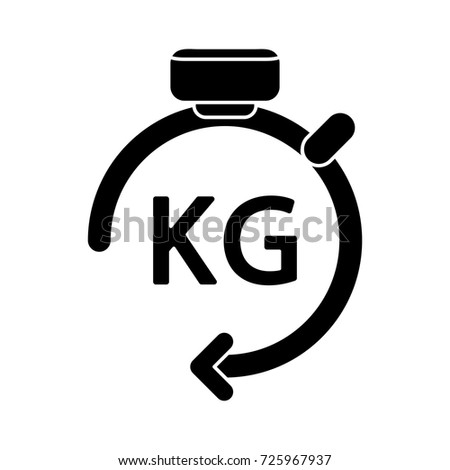 weight kilo indicator icon