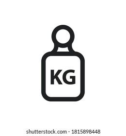 Weight kilogram icon - 01