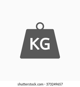 weight kilogram icon