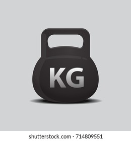 weight kilogram icon.