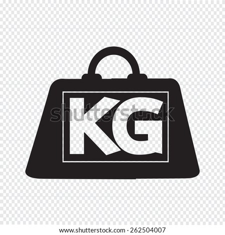 weight kilogram icon