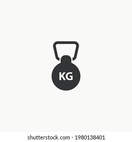 Weight kilogram icon graphic design vector illustration