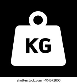 Weight kilogram icon Illustration design