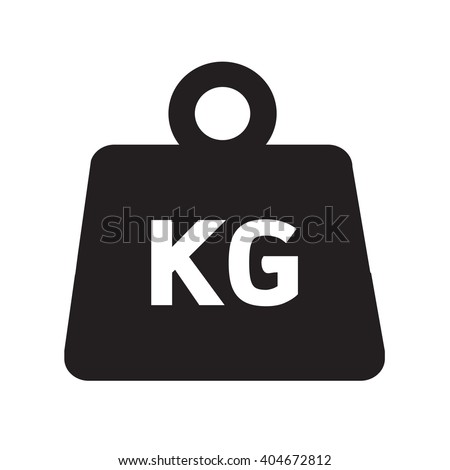 Weight kilogram icon Illustration design