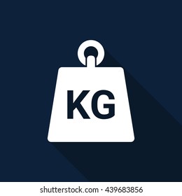 Weight kilogram icon - Vector