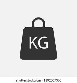 Weight Kilogram Icon. Vector Design