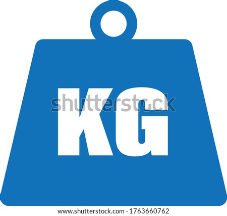Weight kilogram icon vector illustration