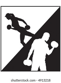 Weight Lifter Ying Yang