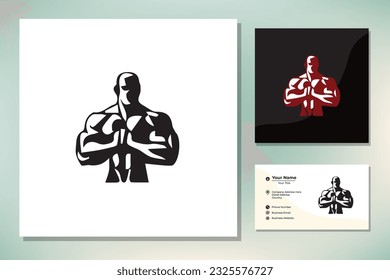 Weight Lifting Bodybuilder logo design