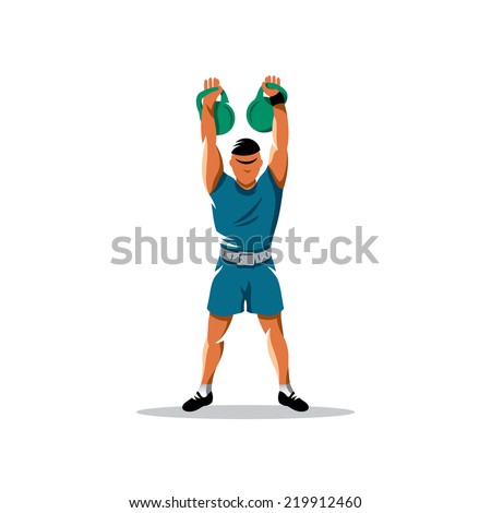 Weight lifting Branding Identity Corporate vector logo design template Isolated on a white background