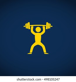 weight lifting button