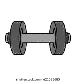 weight lifting dumbell icon