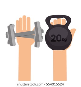 weight lifting equipment icon