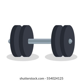 weight lifting equipment icon