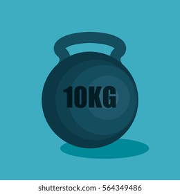 weight lifting equipment icon