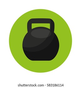 weight lifting equipment icon