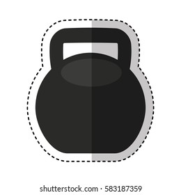 weight lifting equipment icon