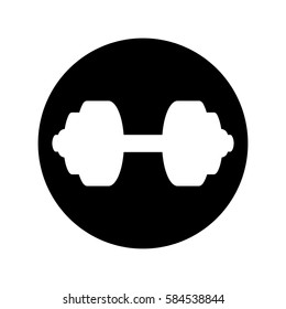 weight lifting equipment icon