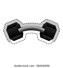 weight lifting equipment icon
