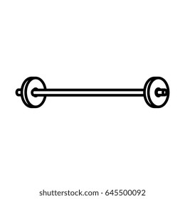 weight lifting equipment icon