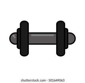 weight lifting equipment isolated icon vector illustration design