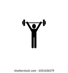 Weight lifting icon