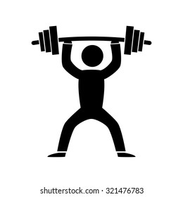 weight lifting icon