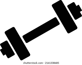 Gewichtshebesymbol, Vektorgrafik mit weißem Hintergrund