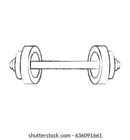 weight lifting isolated icon
