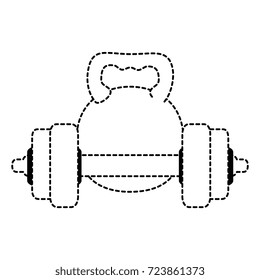 weight lifting isolated icon