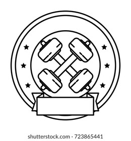 weight lifting isolated icon