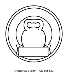 weight lifting isolated icon