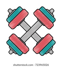 weight lifting isolated icon
