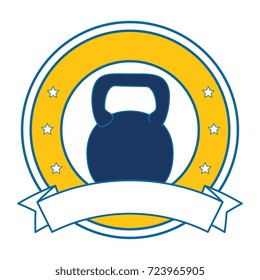 weight lifting isolated icon