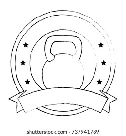 weight lifting isolated icon