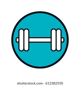 weight lifting lifestyle icon