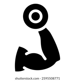 Weight Lifting Simple Vector Icon Collection