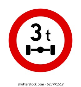 weight limit 3t sign