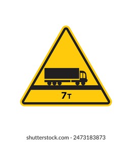 Weight Limit Warning Sign Promote Road Safety with Load Restrictions