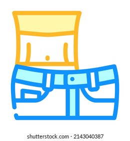 vector de icono de pérdida de peso. signo de pérdida de peso. ilustración de símbolo aislado